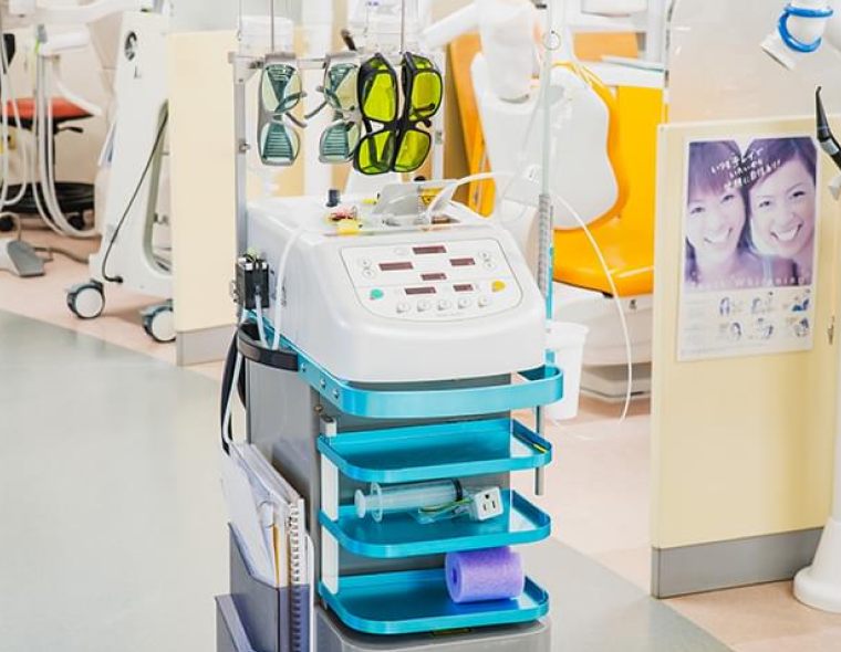 最新の機器で治療に携われる